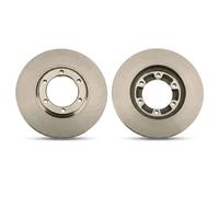 2x Brake disc Vented DF4897 TRW for MITSUBISHI L200