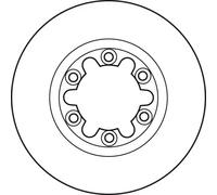 TRW DF4898 Brake Disc for FORD,FORD AUSTRALIA,MAZDA