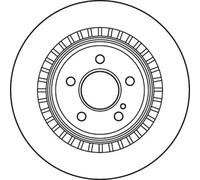 TRW DF4916S Brake Disc for MERCEDES-BENZ