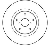 TRW DF4930S Brake disc
