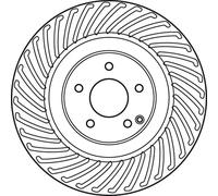TRW DF6004S Brake disc