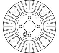 TRW DF6016 Brake disc