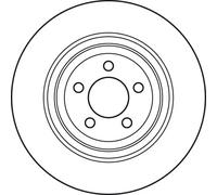 TRW DF6028S Brake disc
