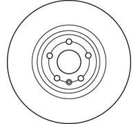 TRW DF6041S Brake Disc for AUDI