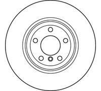 TRW DF6070S Brake disc