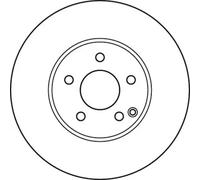 TRW DF6078S Brake disc