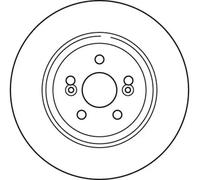 TRW DF6117S Brake Disk