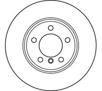 TRW DF6119S Brake Disc for MINI