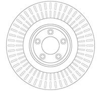Front Brake Disc Jaguar:F-TYPE,XF,XJ,XK C2C25337 T2R5939