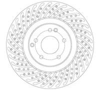 TRW DF6153S Brake disc