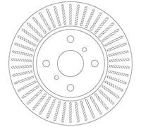TRW DF6225 Brake disc