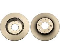 2x Brake disc Vented DF6229 TRW for KIA CERATO I Saloon CERATO I Hatchback