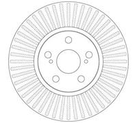 TRW DF6234 Brake disc