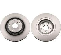 2x Brake disc Vented DF6265 TRW for LEXUS TOYOTA