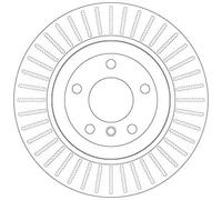 TRW Brake Disc DF6299 - Vented - for BMW 5 (E60) 2005-2009
