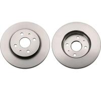 2x Brake disc Vented DF6407 TRW for DAIHATSU SUBARU