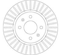 TRW DF6431 Brake disc
