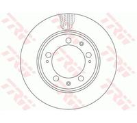 2x Brake disc Vented DF6484S TRW for PORSCHE 911 Convertible 911 911 Targa