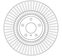 TRW DF6498S Brake disc