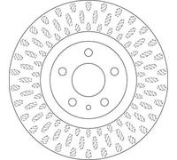 TRW DF6522 Brake disc