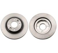 2x Brake disc Vented DF6534 TRW for DACIA RENAULT SMART