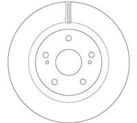 TRW DF6576 Brake disc