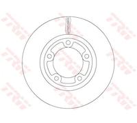 TRW DF6712 Brake disc