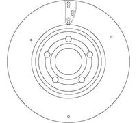 TRW DF6717S Brake disc