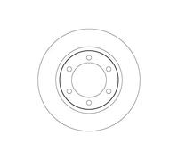 TRW DF6726S Brake Disc for TOYOTA
