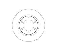 TRW DF6726S Brake disc
