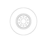 TRW DF6733S Brake disc