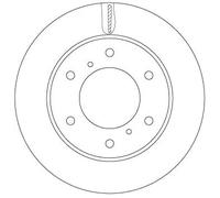 TRW DF6735 Brake disc
