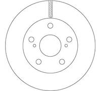 TRW DF6782S Brake disc