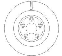 TRW DF6816S Brake disc