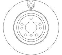 TRW DF6833S Brake disc