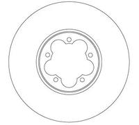 2x BRAKE DISC DF6921S FOR FORD TRANSIT/V363/Van/Platform/Chassis/Bus CYR5 2.2L