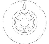 TRW DF6957S Brake disc