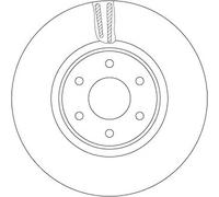 TRW DF6968S Brake disc