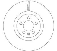 TRW DF6983S Brake disc