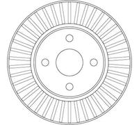 TRW DF7127 Brake disc