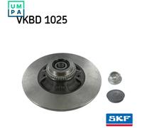 2x BRAKE DISC VKBD 1025 FOR RENAULT CLIO/MIO/II/Mk LUTECIA MEGANE/Coach 1.9L