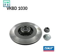 2x BRAKE DISC VKBD 1030 FOR RENAULT M5M 450 1.6L K9K849/782 1.5L R9N 401 1.7L
