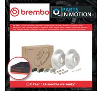 2x Brake Discs and Pads Rear 280mm KT10008 Brembo Set Pair 1611140880 1611457480
