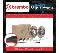 2x Brake Discs and Pads Rear 308mm KT10018 Brembo Set Pair 1916327 2006029 New