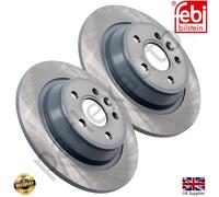 2x Brake Discs For Ford 6G912A315AA 6G912A315BA 6G912A315BB E1GC2A315BB - Febi