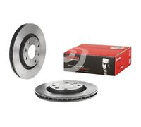 2x Brake Discs Front Vented For Citroen DS Peugeot Vauxhall BREMBO 09.8695.11