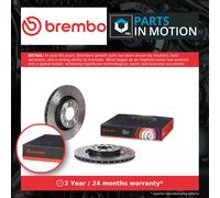 2x Brake Discs Pair fits ALFA ROMEO 159 939 3.2 Rear 05 to 11 292mm Set Brembo