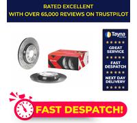 2x Brake Discs Pair fits AUDI A5 8F, 8T3, 8TA 3.2 Rear 07 to 12 300mm Set Brembo