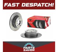 2x Brake Discs Pair fits BMW 116 E81, E87 1.6 Rear 04 to 11 280mm Set Brembo New