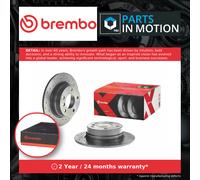 2x Brake Discs Pair fits BMW 116 E81, E87 1.6 Rear 04 to 11 280mm Set Brembo New